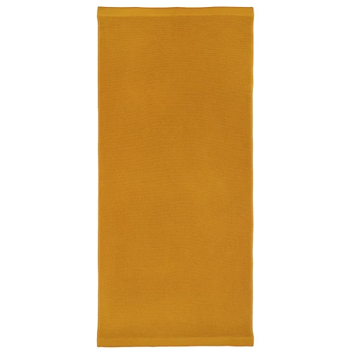 Полотенце банное вафельное цвета карри из коллекции essential, 70х140 см