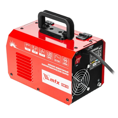 Аппарат инвертор. полуавтомат. cварки FCAW-130, 130 А, ПВ 60%// MTX