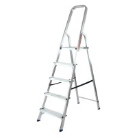 Стремянка усиленная, 5 ступеней, алюминиевая, MTX