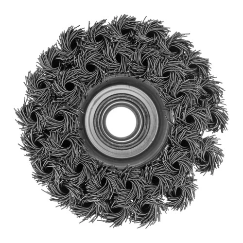 Щетка для УШМ, 75 мм, М14, "чашка", двухрядная, крученая проволока 0.5 мм Matrix