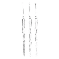 Набор ёлочных украшений melting icicles из коллекции new year essential, 3 шт.