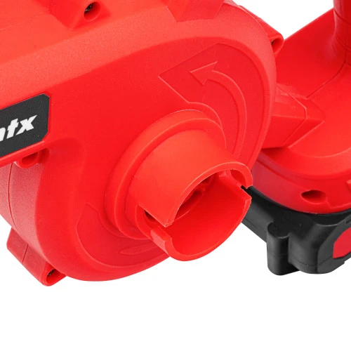 Воздуходувка-пылесос акк. портативная, LB-185, 75 м/с, 185 м³/ч, Li-Ion, 20 В MTX