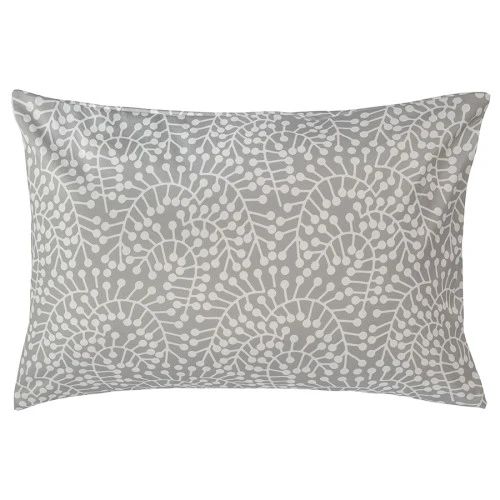 Набор из двух наволочек серого цвета с принтом Спелая смородина из коллекции scandinavian touch, 50х70 см