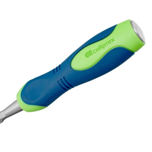 Долото-стамеска, 10 мм, двухкомпонентная рукоятка Сибртех