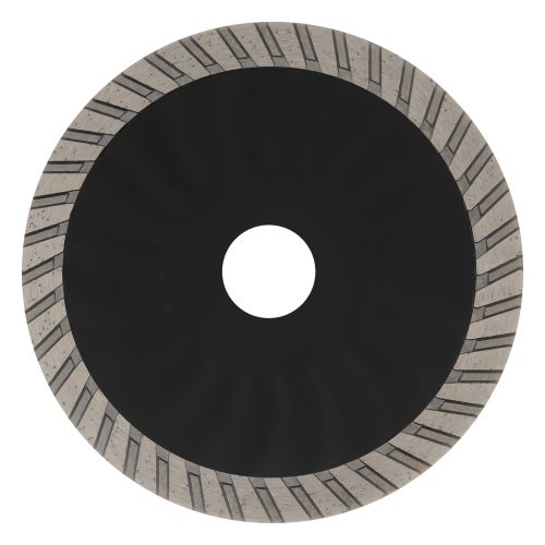 Диск алмазный отрезной DENZEL Турбо, ф125 х 22.2 мм, сухой рез, HWD92, турбированная рабочая часть, круг, 731080