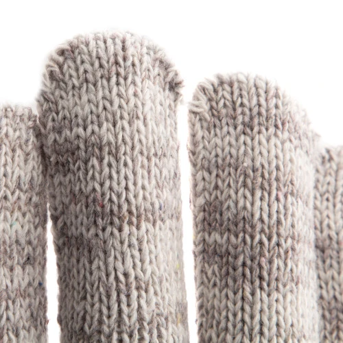 Перчатки трикотажные усиленные, гелевое ПВХ-покрытие, 7 класс, бело-серый меланж Сибртех