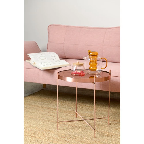 Столик josen, D43 см, медный