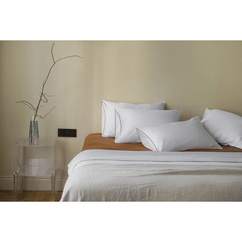 Комплект постельного белья из сатина из коллекции meditation, caramel, 200х220 см