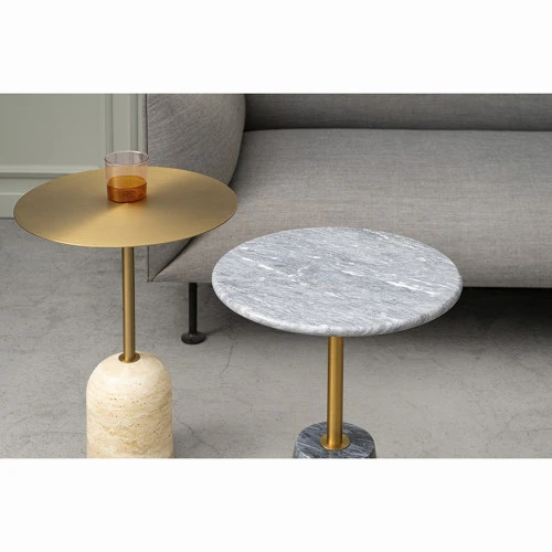 Столик кофейный gryd, D40 см, серый