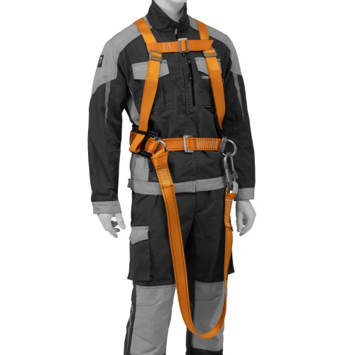 Удерживающая привязь УП IIД, с наплечными лямками, А-строп из синтетической ленты Сибртех