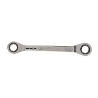 Ключ накидной трещоточный, 13 x 14 мм, CrV, зеркальный хром Matrix