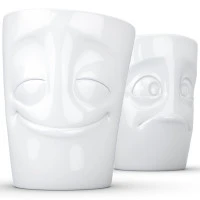 Набор кружек cheery & baffled, 350 мл, белый, 2 шт.