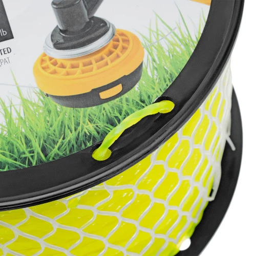 Леска для триммера витой квадрат, 3,0мм х 163м, на DIN катушке FLEX CORD Denzel