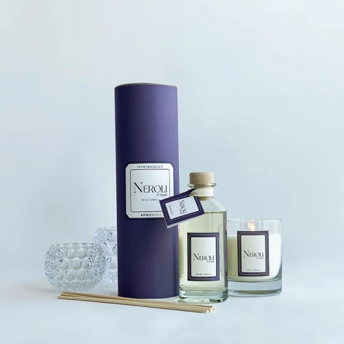 Свеча ароматическая sublime, neroli&basil, 40 ч