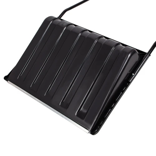 Движок для уборки снега пластиковый, 700х550х1470 мм, стальная рукоятка, Сибртех