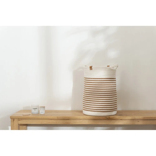 Корзина для хранения thea D30х46 см, бежевая/горчичная