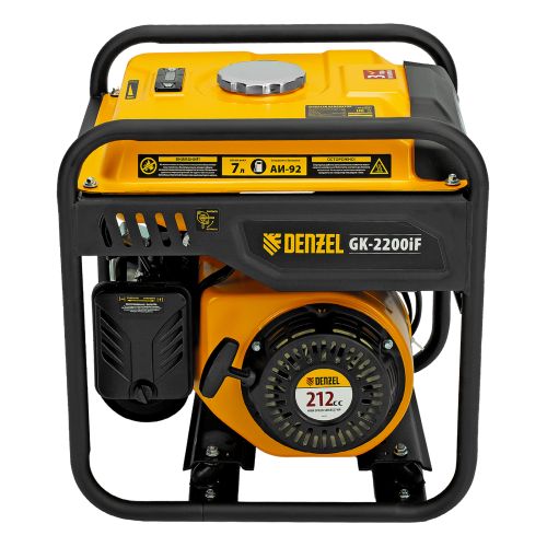 Генератор инверторный GK-2200iF, 2,2 кВт, 230 В, ручной старт DENZEL