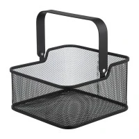 Корзина для хранения ferrant, 20х20х11,5 см, черная