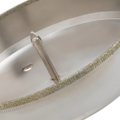 Сверло по керамической плитке и стеклу, 130 х 55 мм, шестигранный хвостовик, с центрующим сверлом Сибртех