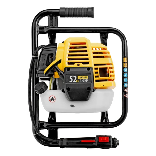 Мотобур DX-52, объем двигателя 52 см3, соединение 20 мм, без шнека Denzel