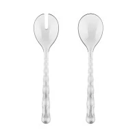 Набор столовых приборов для салата vanity, прозрачный