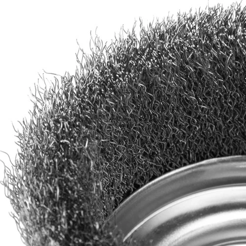 Щетка для УШМ, 125 мм, М14, "чашка", витая проволока Сибртех