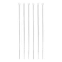 Хомуты, 200 x 3.6 мм, пластиковые, белые, 100 шт Сибртех