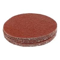 Круг абразивный на ворсовой подложке под "липучку", P 24, 125 мм, 10 шт Matrix