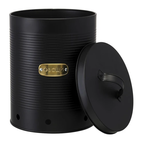 Банка для хранения овощей irmel, 6 л, графит