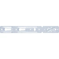 Пластина анкерная AOD для деревянных окон, 190 мм, цинк Сибртех