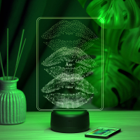 3D светильник  Светильник "Губы поцелуй (Kiss)"