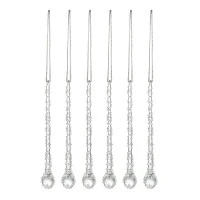 Набор ёлочных украшений icy sparkles из коллекции new year essential, 6 шт.