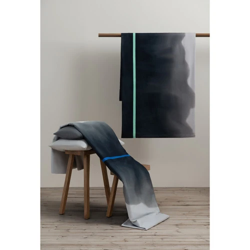 Комплект постельного белья из умягченного сатина из коллекции slow motion, electric blue, 200х220 см