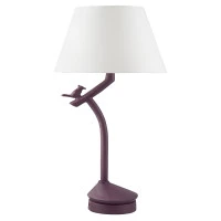 Лампа настольная otilya, D30х55 см, сливовая