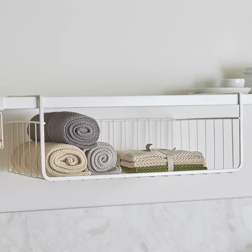 Корзина для хранения подвесная granli, 38,8х24,5х15 см, белая