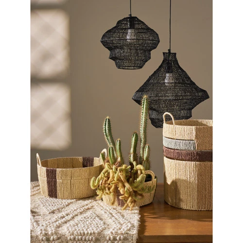 Корзина плетеная овальная bodhran sage из коллекции ethnic, размер l