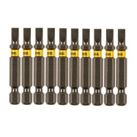 Бита SL5,0х50, сталь S2, шестигранный профиль, 2 шт. Е 6,3 Denzel