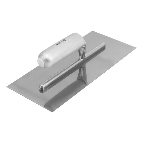 Гладилка стальная, 280 х 130 мм, зеркальная полировка, деревянная ручка Matrix