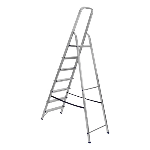 Стремянка, 7 ступеней, алюминиевая, Сибртех