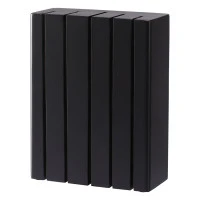 Подставка для ножей hevea, черная