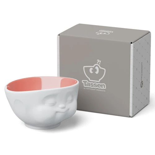 Чаша munching, 500 мл, белая/персиковая