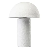 Лампа настольная texture sleek, D32x42 см, белая