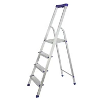 Стремянка алюминиевая с органайзером "Универсал", 4 ступени, Сибртех