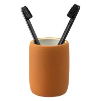 Стакан для зубных щеток flow, терракотовый