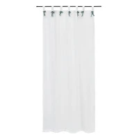 Штора из муслина с декором синего цвета из коллекции essential, 150х290 см