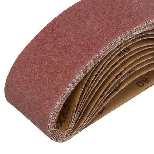 Лента абразивная бесконечная, P 80, 75 х 533 мм, 10 шт Matrix