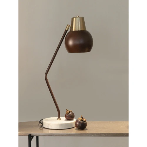 Лампа настольная rond, D18х60 см, сливовая