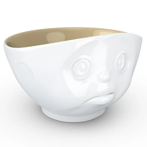 Чаша sulking, 500 мл, белая/песочная