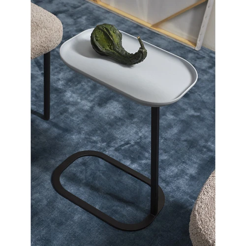 Столик приставной sustainable collection, 40,6х28 см, серый/черный