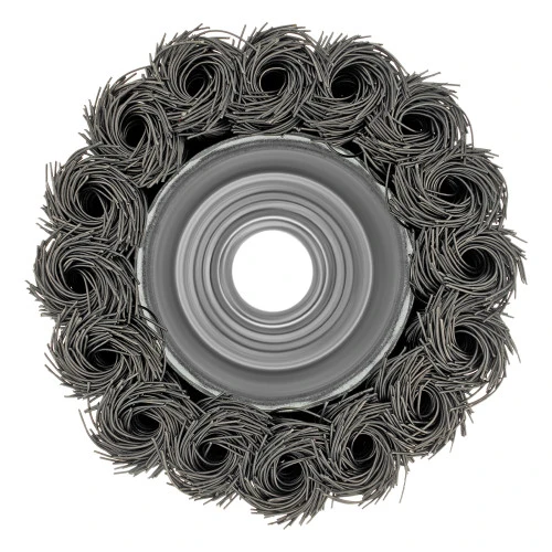 Щетка для УШМ, 65 мм, М14, "чашка", крученая проволока 0.35 мм Matrix